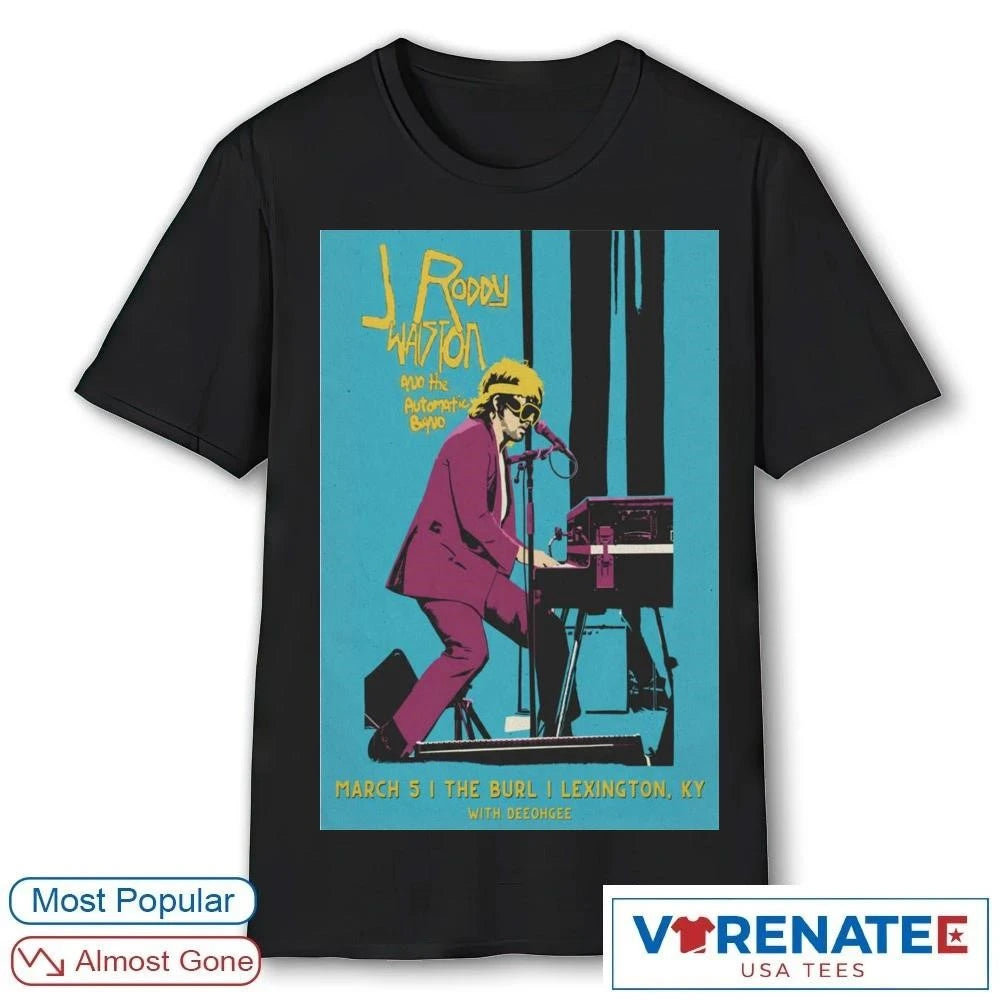 Official J Roddy Walston March 5 2026 The Burl Lexington, Ky Poster T-Shirt