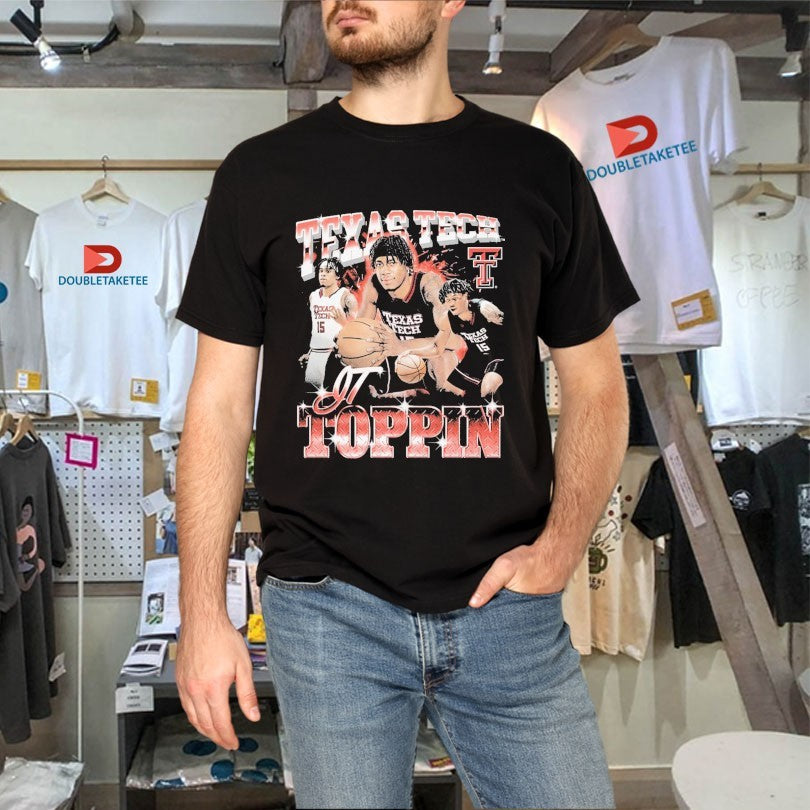 Official JT Toppin 90s Texas Tech Red Raiders Basketball Shirts