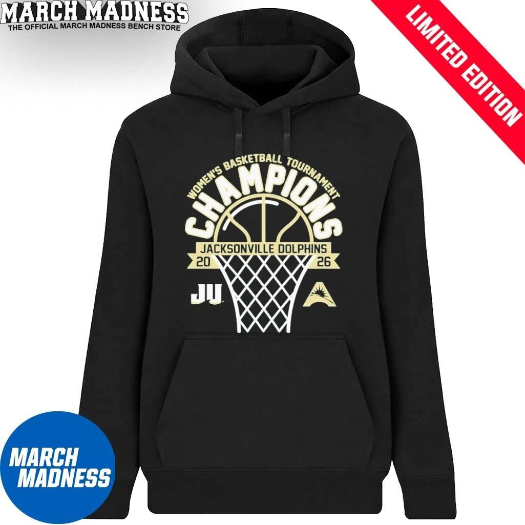 Official JU Dolphins Women’s Basketball ASUN Conference Tournament Champions T-Shirt