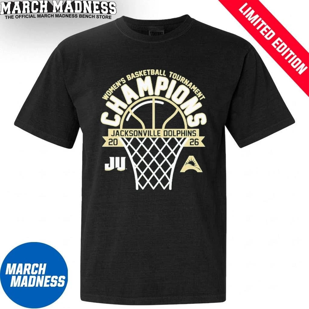 Official JU Dolphins Women’s Basketball ASUN Conference Tournament Champions T-Shirt