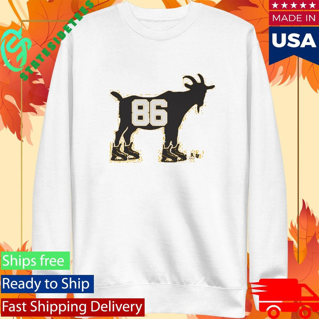 Official Jack Hughes GOAT 86 New Jersey Hockey Shirt