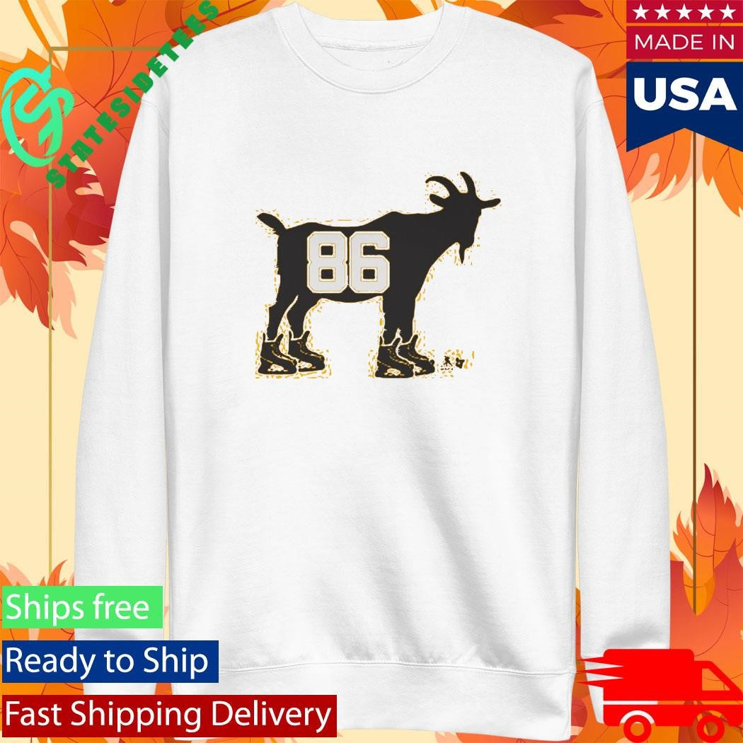 Official Jack Hughes GOAT 86 New Jersey Hockey Shirt