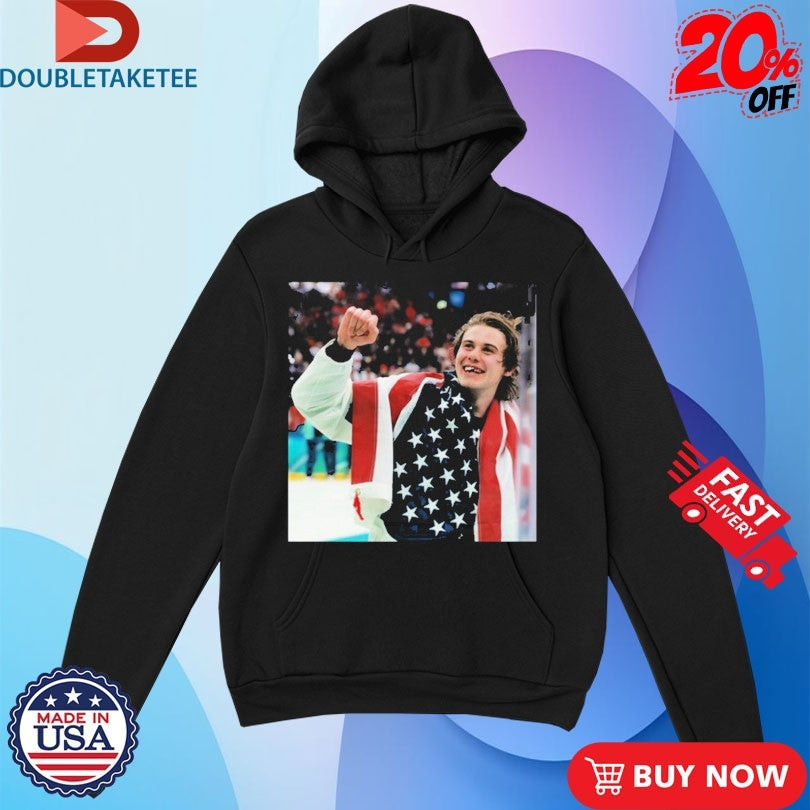 Official Jack Hughes Teeth Bloody USA Hockey Men’s Team Olympics 2026 Shirts