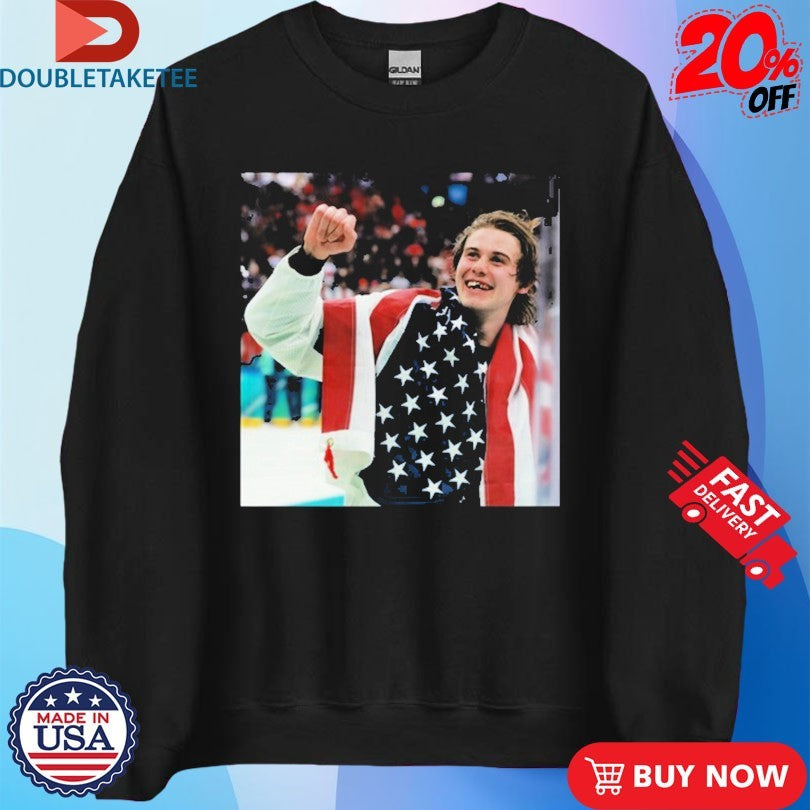 Official Jack Hughes Teeth Bloody USA Hockey Men’s Team Olympics 2026 Shirts