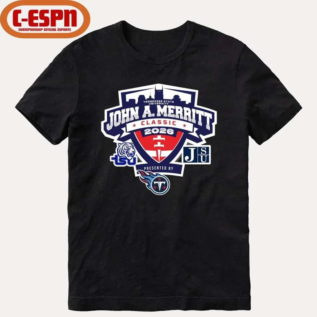 Official Jackson State Tigers vs Tennessee State Tigers 2026 John A. Merritt Classic Shirt