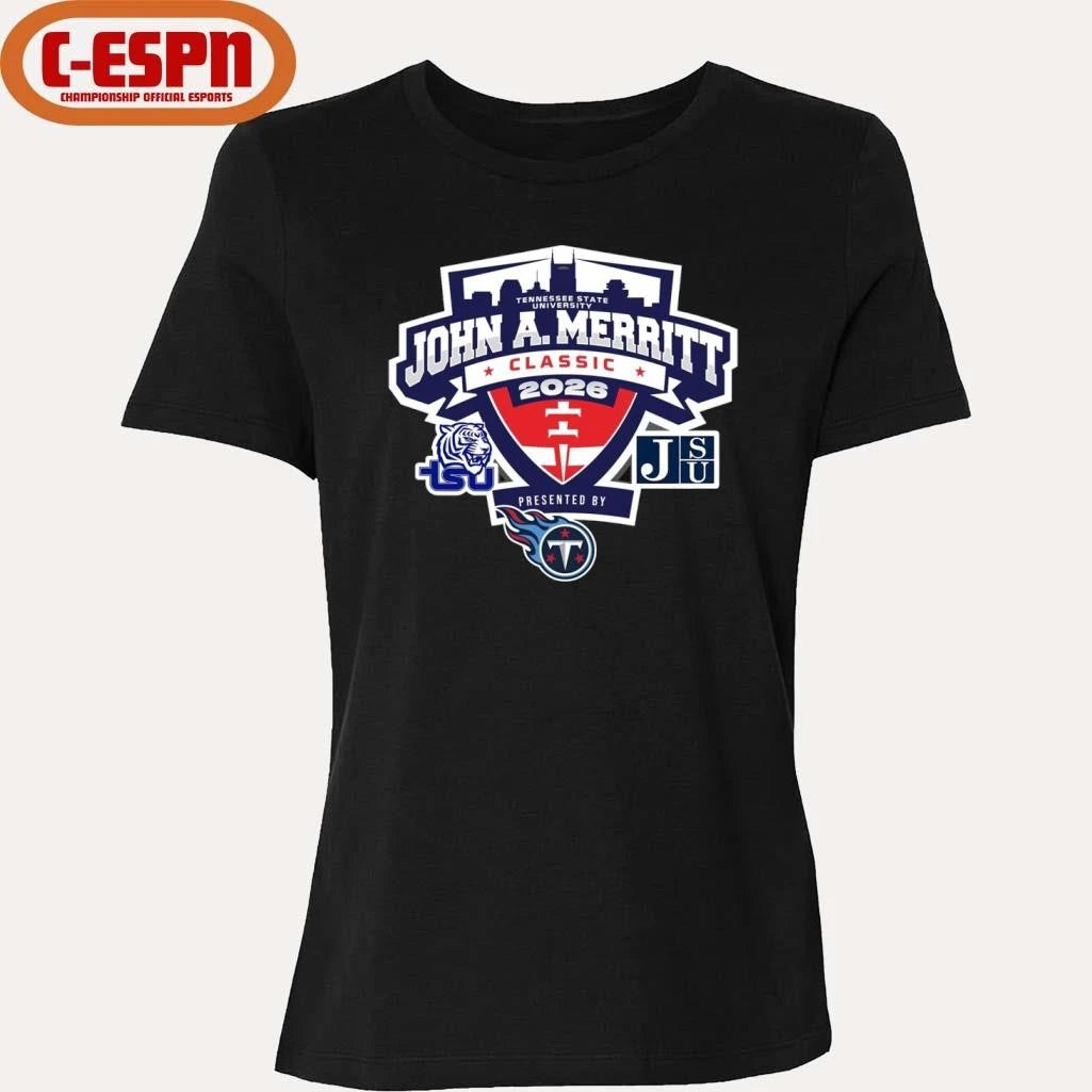 Official Jackson State Tigers vs Tennessee State Tigers 2026 John A. Merritt Classic Shirt