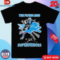 Official Jahmyr Gibbs And Amon-Ra St. Brown The Flying Detroit Lions Super Heroes Shirts