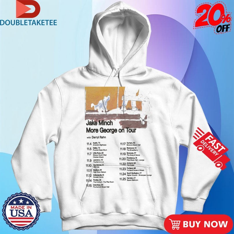 Official Jake Minch More George Tour 2025 Dates Shirts