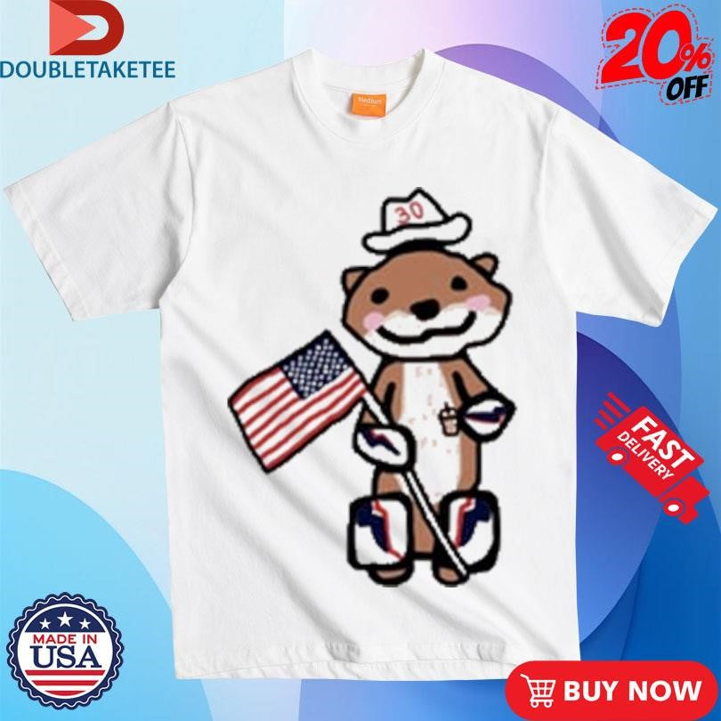 Official Jake Otter Stuns American Hockey Flag Dallas Stars Shirts