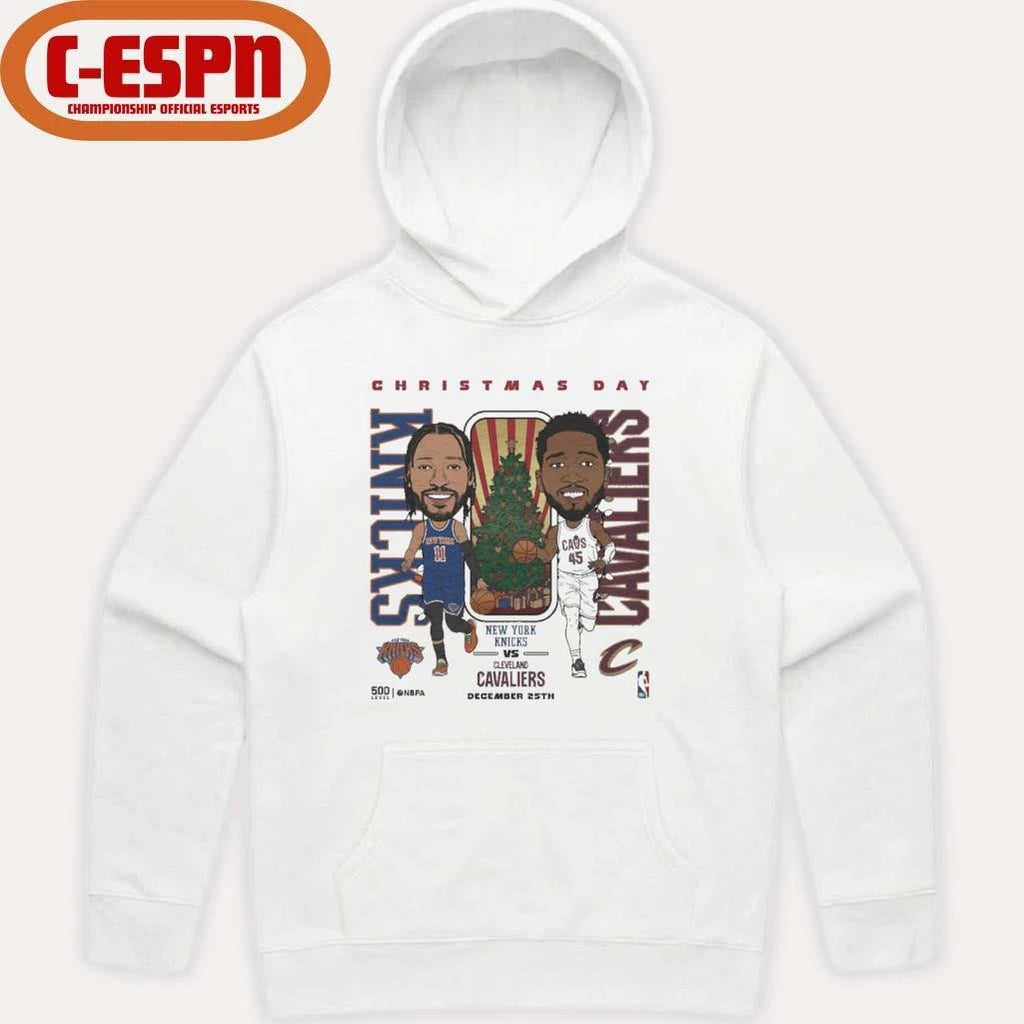 Official Jalen Brunson Vs Donovan Mitchell 2025 NBA Christmas Day Match Up Shirt