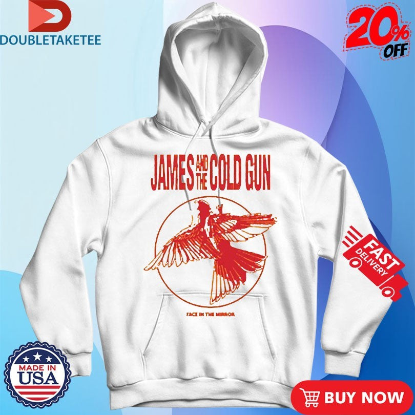 Official James And The Cold Gun Face In The Mirror Bird Shirts