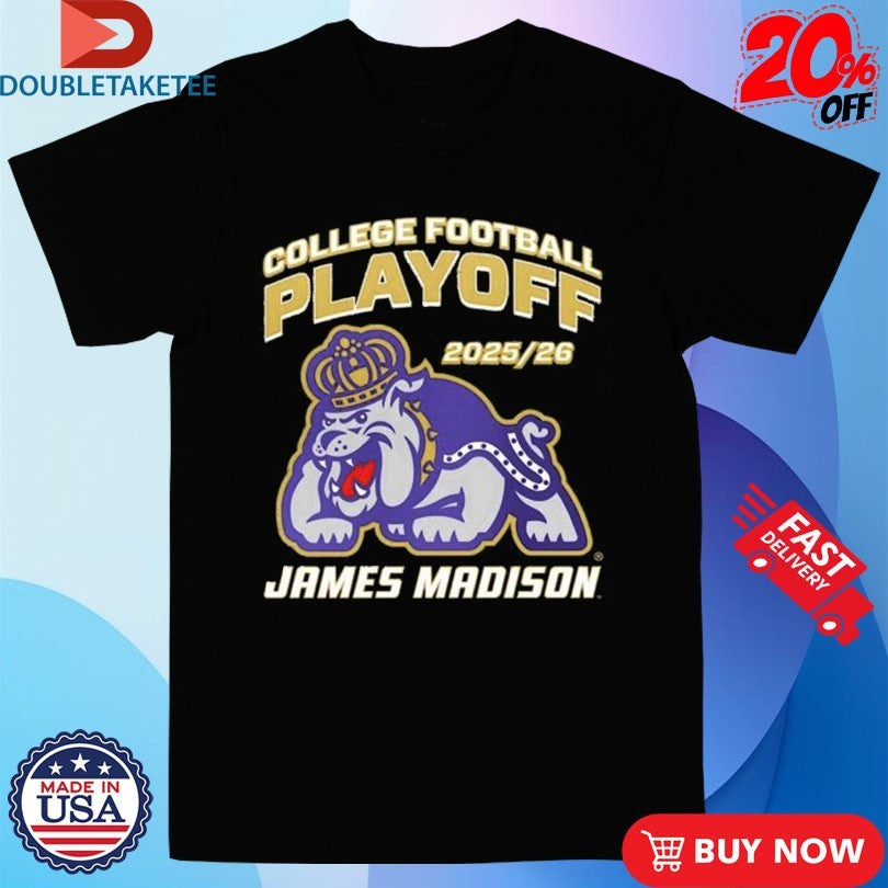 Official James Madison Dukes JMI 2025 26 College Football Playoff Mascot Shirts
