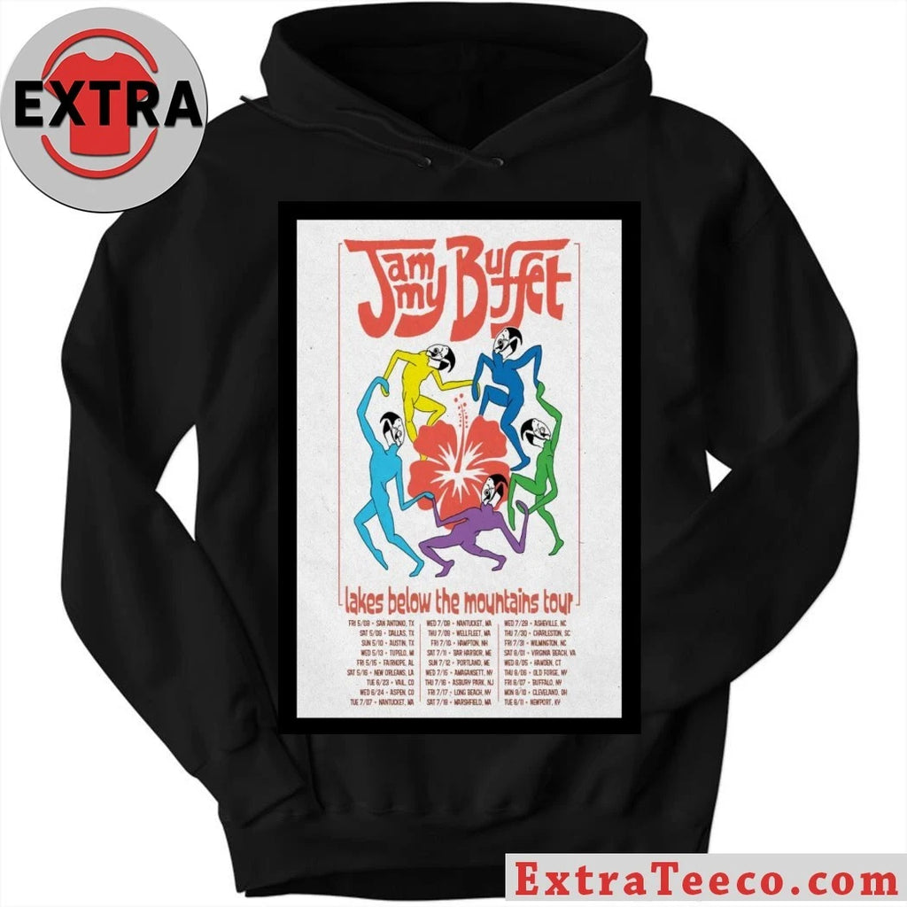 Official Jammy Buffet Lakes Band Tour 2026 Poster Shirt