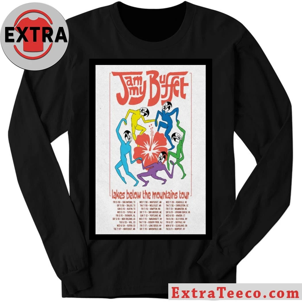 Official Jammy Buffet Lakes Band Tour 2026 Poster Shirt