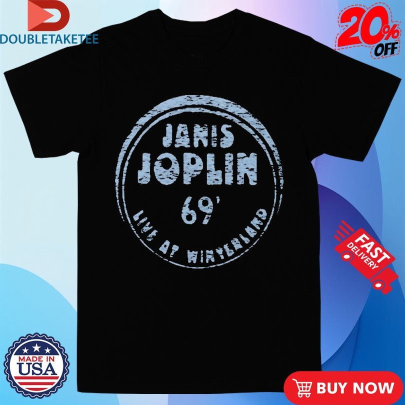 Official Janis Joplin Live At Winterland 69 Shirts