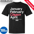 Official January February Houston Cougars April 2026 NCAA Men’s March Madness Shirt