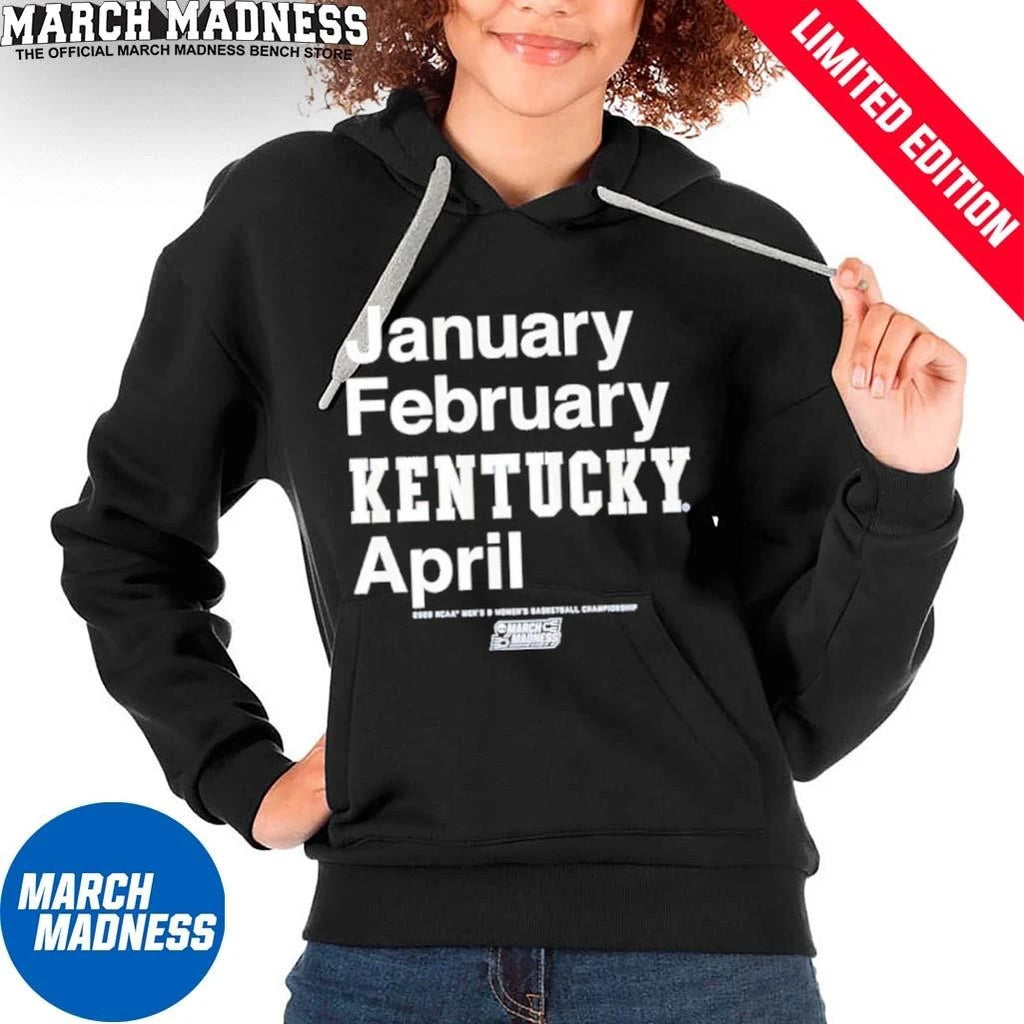 Official January February Kentucky Wildcats April 2026 NCAA Men’s And Women’s March Madness Shirt