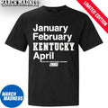 Official January February Kentucky Wildcats April 2026 NCAA Men’s And Women’s March Madness Shirt