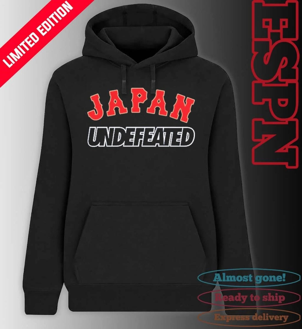 Official Japan Baseball Undefeated 2026 World Baseball Classic Shirt