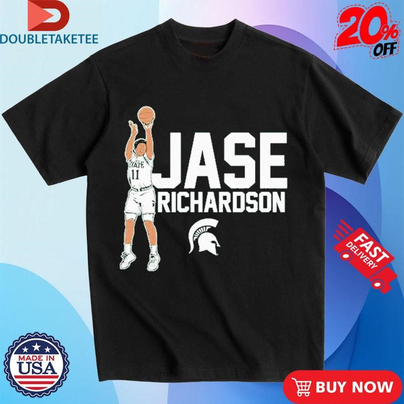 Official Jase Richardson Michigan State Spartans Basketball Shirts