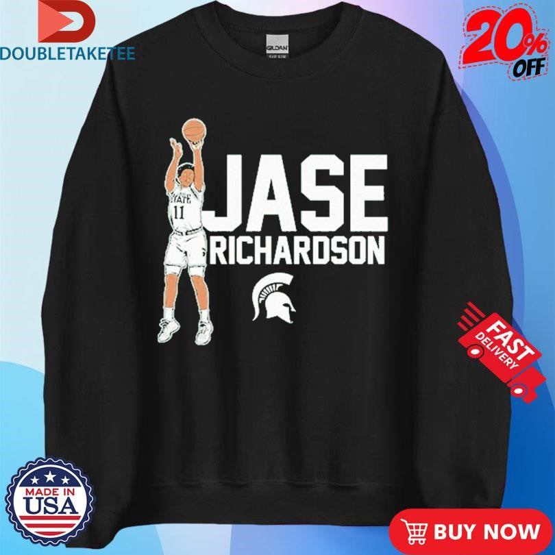 Official Jase Richardson Michigan State Spartans Basketball Shirts