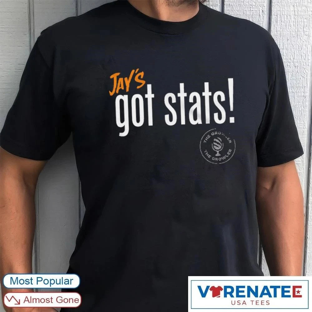 Official Jay’s Got Stats The Growler Podcast with Paul Dehner T-Shirt