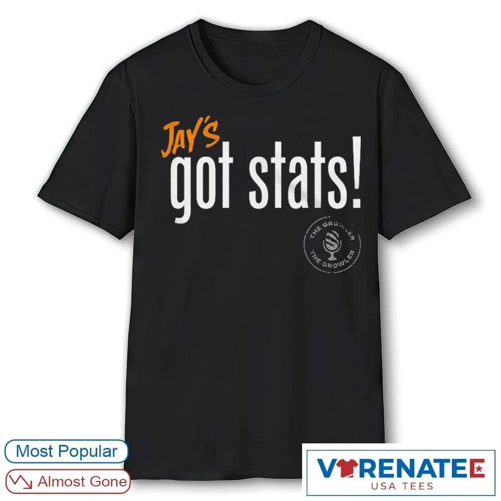 Official Jay’s Got Stats The Growler Podcast with Paul Dehner T-Shirt