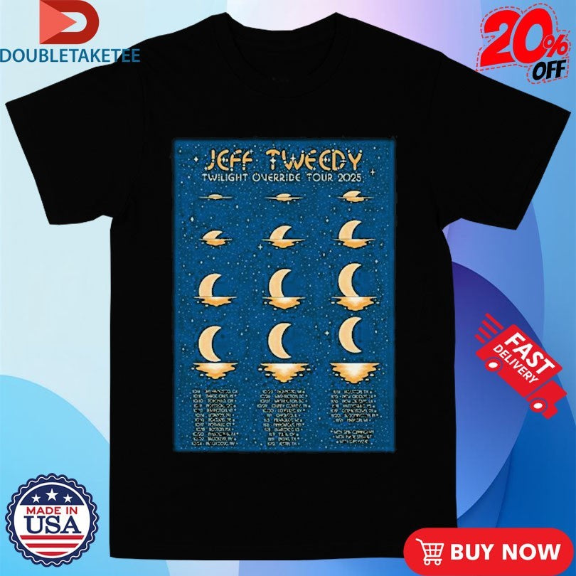 Official Jeff Tweedy The Twilight Override Tour 2025 Shirts