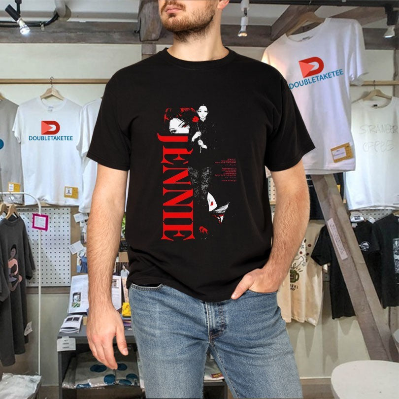 Official Jennie Summer Back To School Flower Anime Waifu T-shirts