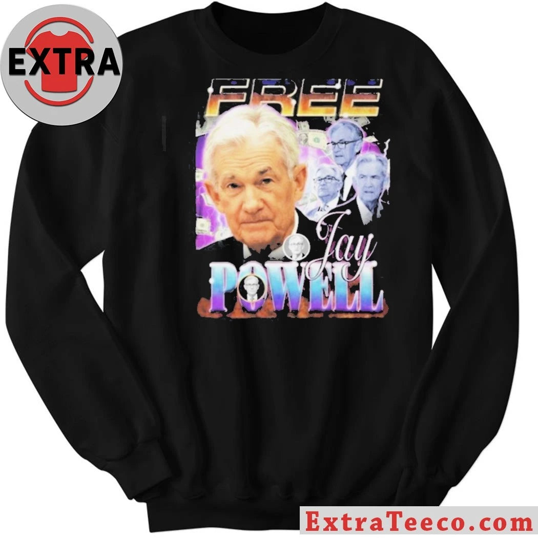 Official Jerome Powell Chairman of the Federal Reserve of the United States Free Jay Powell 2026 Shirt