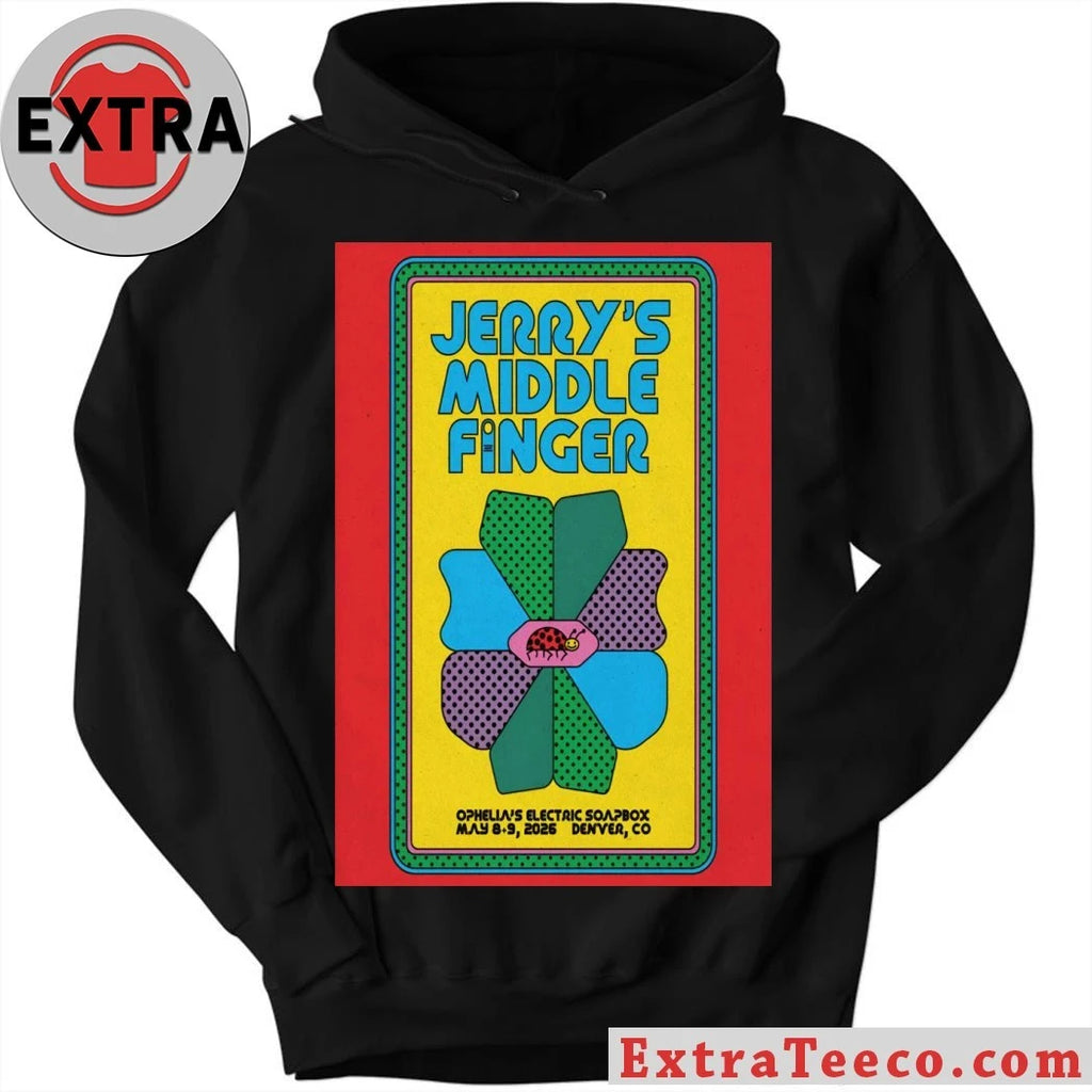 Official Jerry’s Middle Finger Tour Denver CO May 8-9 2026 Poster Shirt