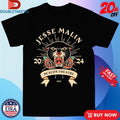 Official Jesse Malin Beacon Theatre NYC Panther 2024 Shirts