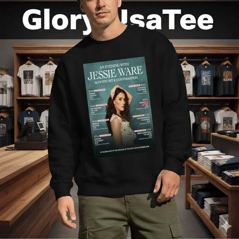 Official Jessie Ware Tour Uk 2026 Poster Shirt