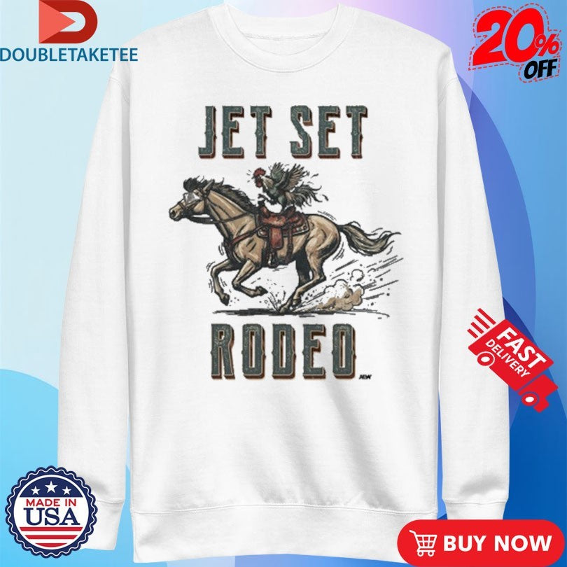Official Jet Set Rodeo Ride It Rooster AEW Shirts