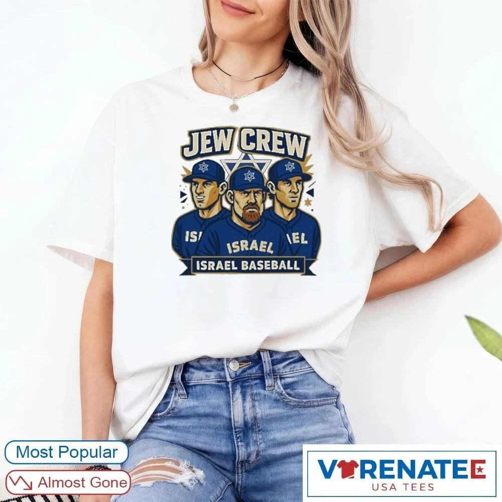 Official Jew Crew Israel Baseball Legacy Of The Legends t-shirt