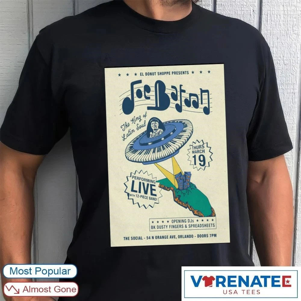 Official Joe Bataan March 19 2026 The Social in Orlando FL Poster T-Shirt