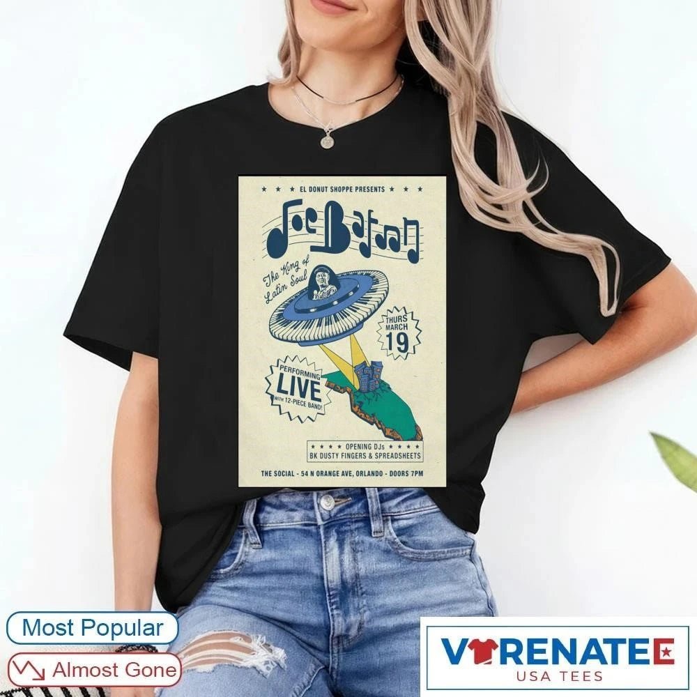 Official Joe Bataan March 19 2026 The Social in Orlando FL Poster T-Shirt