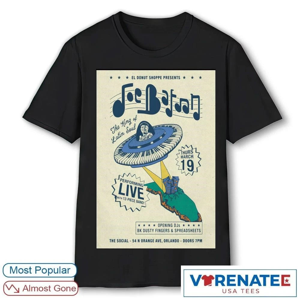 Official Joe Bataan March 19 2026 The Social in Orlando FL Poster T-Shirt