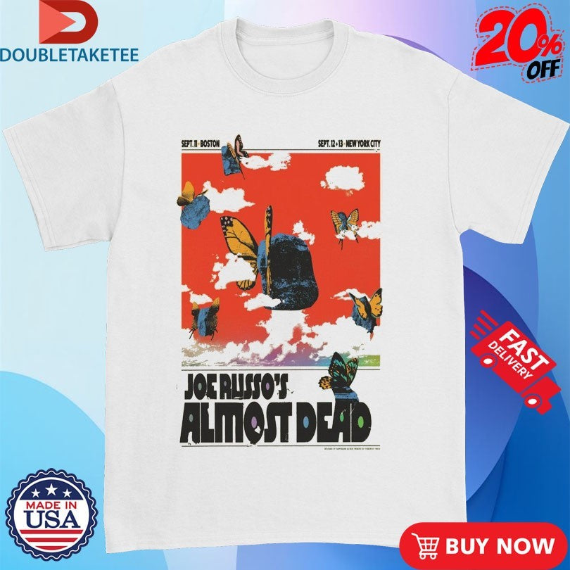 Official Joe Russo’s Almost Dead Sept 11-13 2025 Shirts