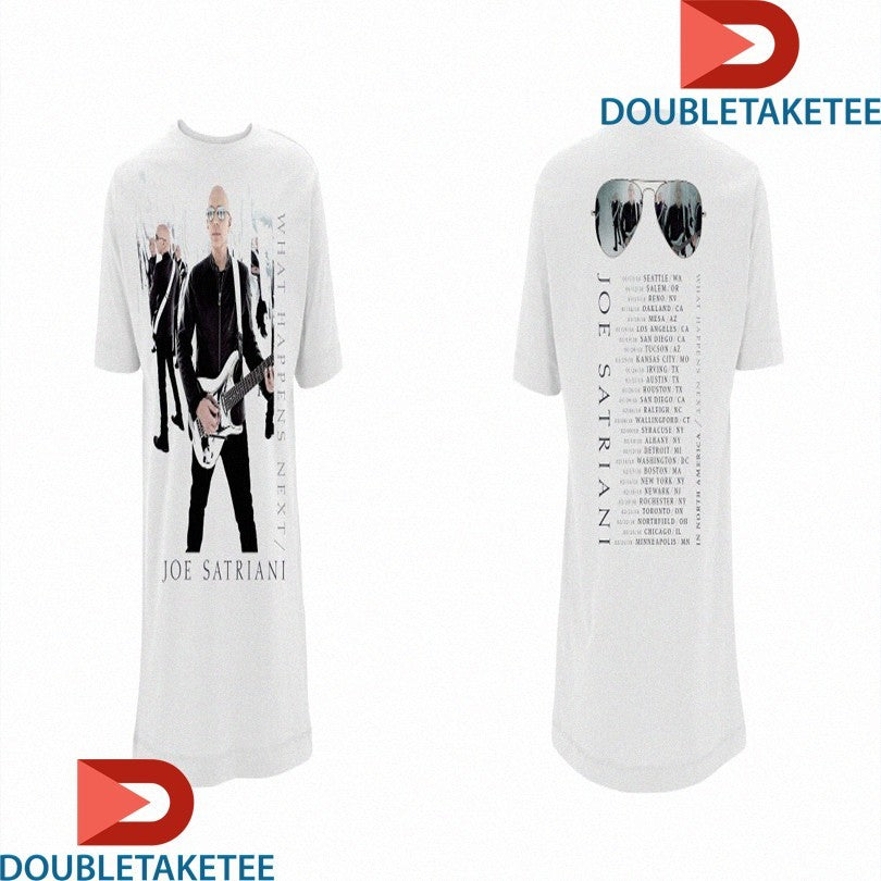 Official Joe Satriani What Happens Next Us Tour 2018 Shirts