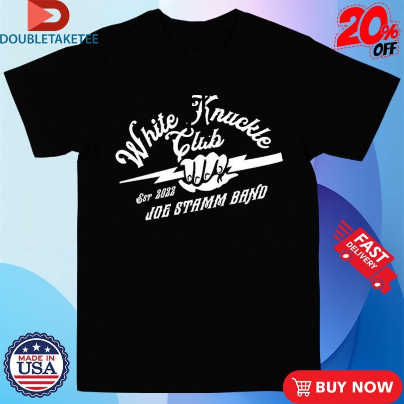 Official Joe Stamm Band White Knuckle Club Est 2022 Shirts