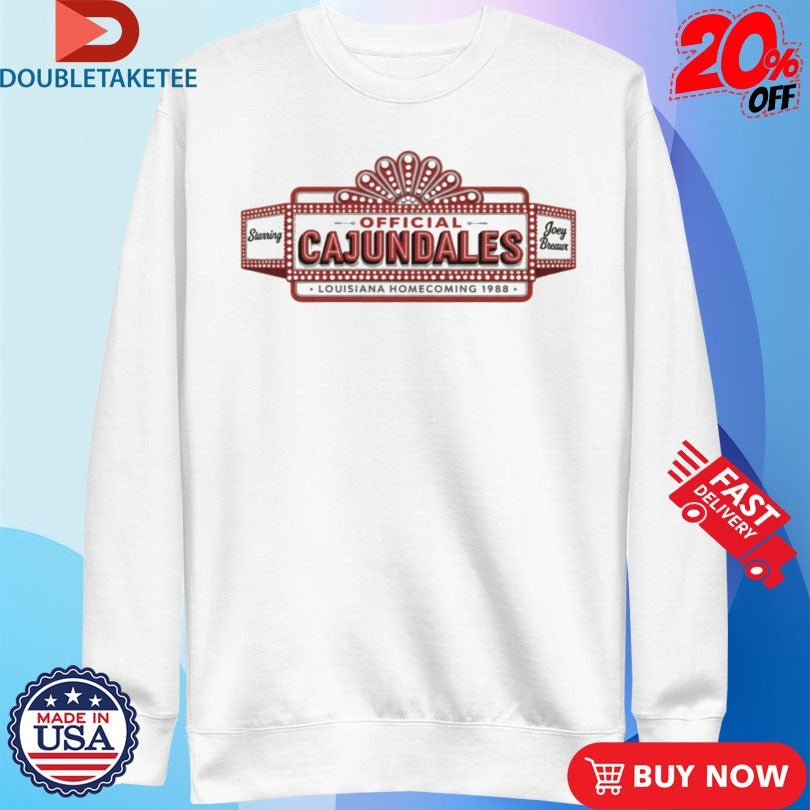 Official Joey Breaux Cajundales Louisiana Homecoming 1988 Shirts