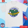 Official John Denver North American Tour 1980 Map Shirts