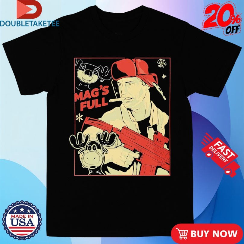 Official John McClane Die Hard Mag’s Full Smoke Shirts