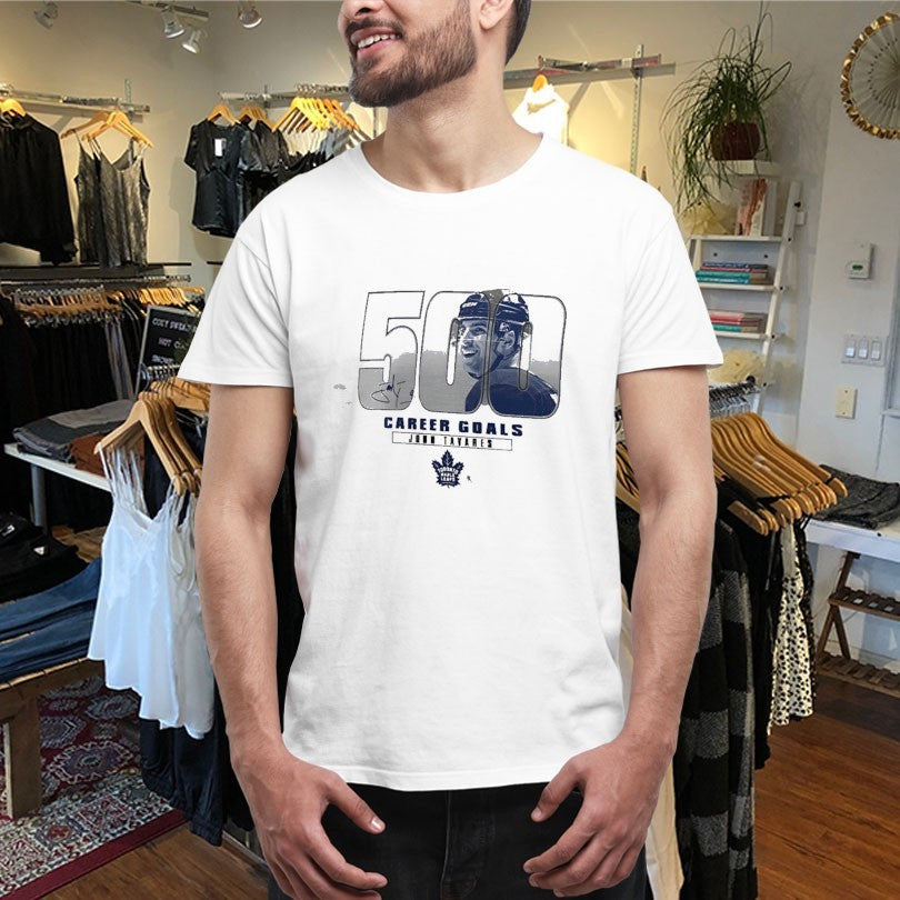 Official John Tavares 500 Legacy Milestone Toronto Maple Leafs Shirts