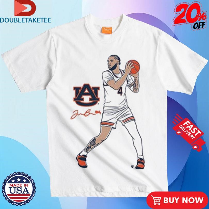 Official Johni Broome Superstar Pose Auburn Tigers Shirts
