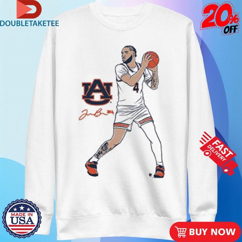 Official Johni Broome Superstar Pose Auburn Tigers Shirts