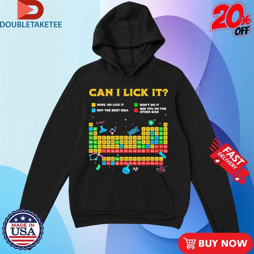 Official Johnna Can I Lick It Periodic Table Shirts