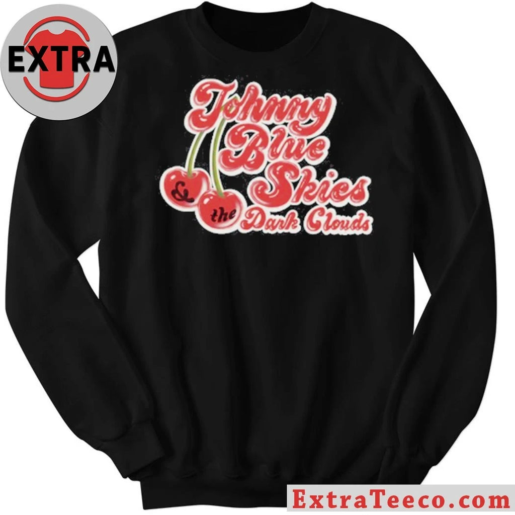 Official Johnny Blue Skies Dark Clouds Very Cherry Shirt