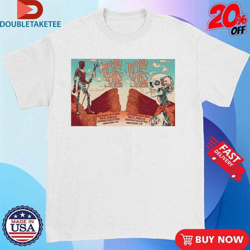 Official Johnny Blue Skies Sep 16-17 2025 Red Rocks Amphitheater Morrison CO Shirts